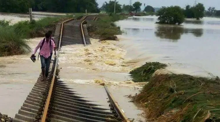 कटिहार में बाढ़ की भयावह तस्वीर: घरों में कमर तक पानी, टीन की नाव पर जल रहा चूल्हा; गांव छोड़ रहे लोग
