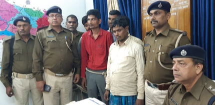 घटना की साजिश रच रहे बदमाश धराए