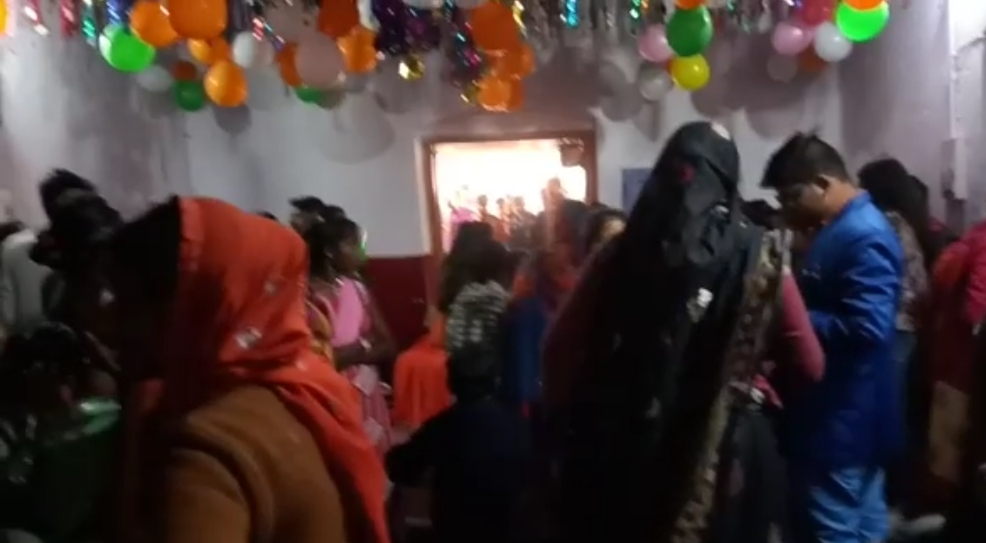 फॉरबिसगंज में मनाये गए क्रिसमस डे आज