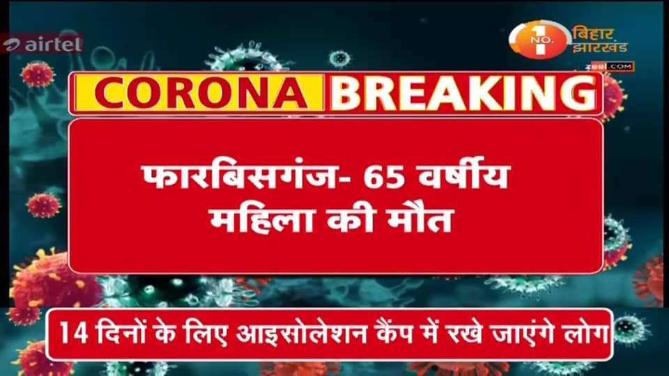 अररिया -फारबिसगंज प्रखंड अंतर्गत सैफगंज में 65 वर्षीय वृद्धा महिला की मौत