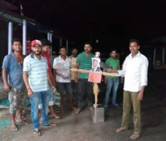 चीन के राष्ट्रपति शी जिनपिंग का पुतला दहन कर आक्रोश जताया।