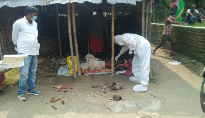 नालंदा जिले से धान रोपनी करके वापस घर आने पर मजदूर की हुई मौत