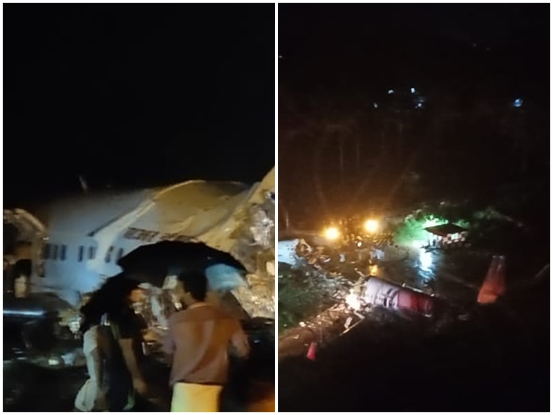 केरल के कोझिकोड में बड़ा विमान हादसा