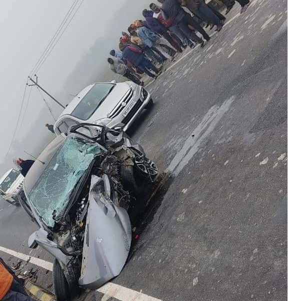 सड़क दुर्घटना में फारबिसगंज डीएसपी गौतम कुमार घायल, बेहतर उपचार के लिए पूर्णिया रेफर,मैक्स 7 मैं चल रहा इलाज