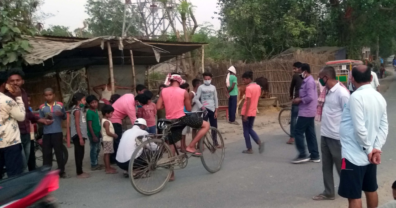 बाइक सवार अपराधियों ने युवक को गोली मारकर किया घायल , स्थिति नाजुक