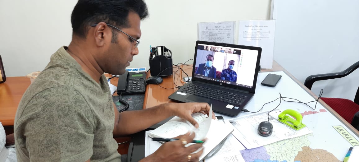 CDO, SP एवं APF के साथ COVID19 एवं बाढ़ पूर्व तैयारी