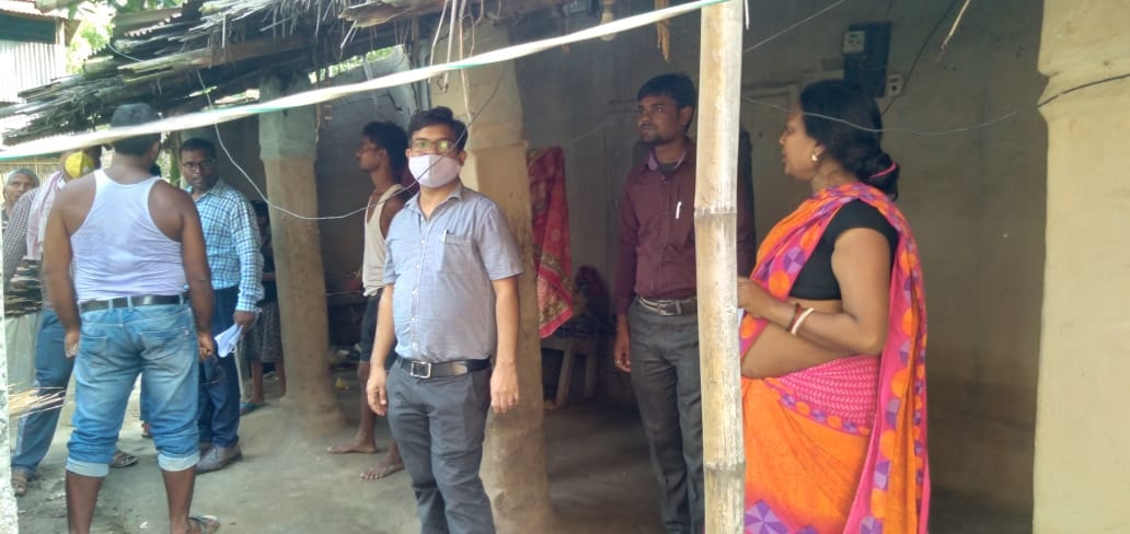 प्रधानमंत्री आवास योजना सत्यापन को लेकर जिला स्तरीय भ्रमण किया