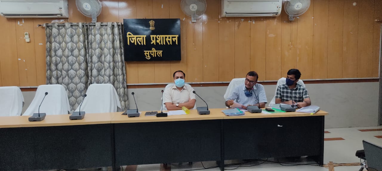 पंचायत आम निर्वाचन-2021 के सफल संचालन हेतु के नोडल पदाधिकारी के साथ बैठक