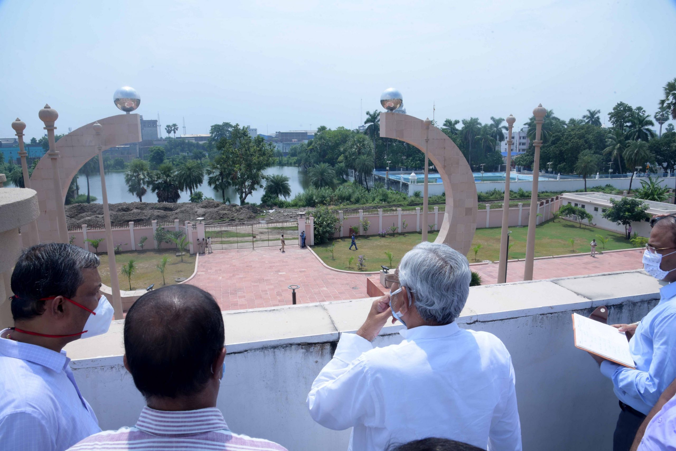 पटना साहिब के गुरु के बाग में बन रहे ‘प्रकाश पुंज’ का जायजा