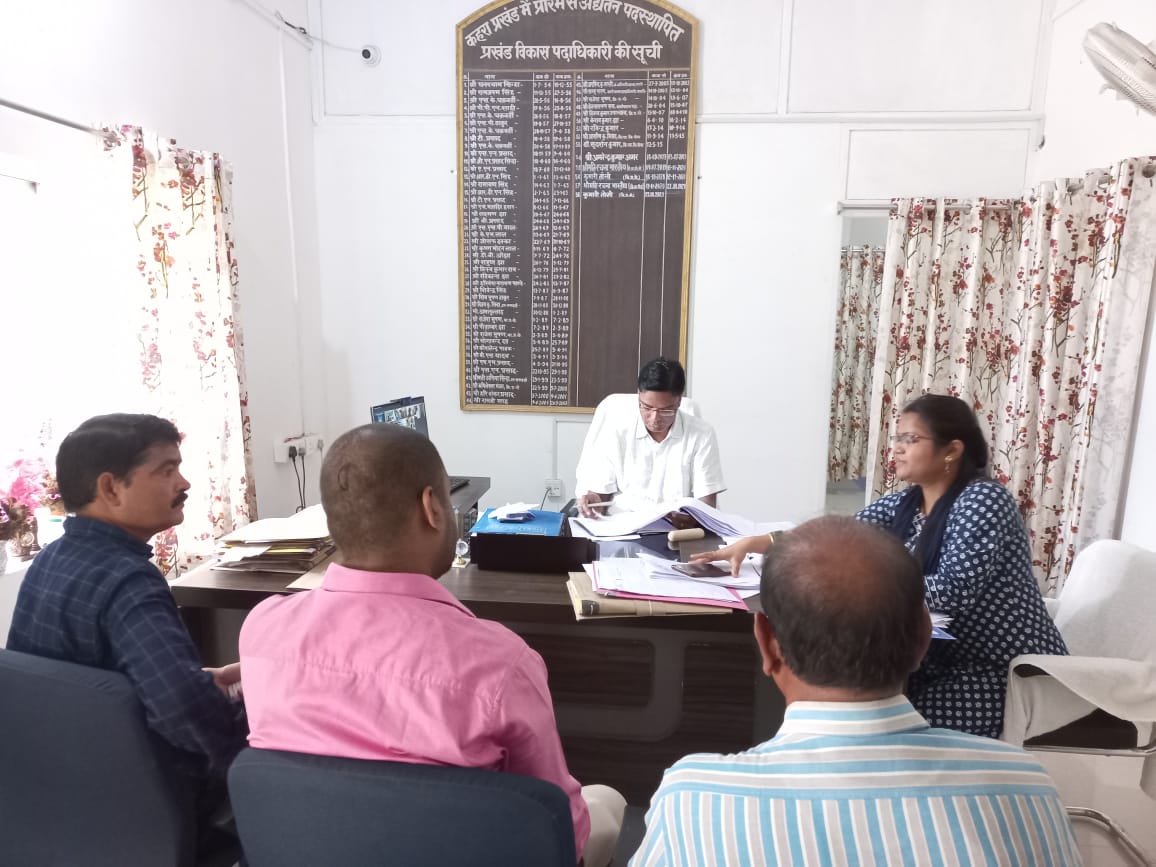प्रखंड में पंचायत निर्वाचन से सम्बंधित तैयारी की समीक्षा की आवश्यक दिशा-निर्देश