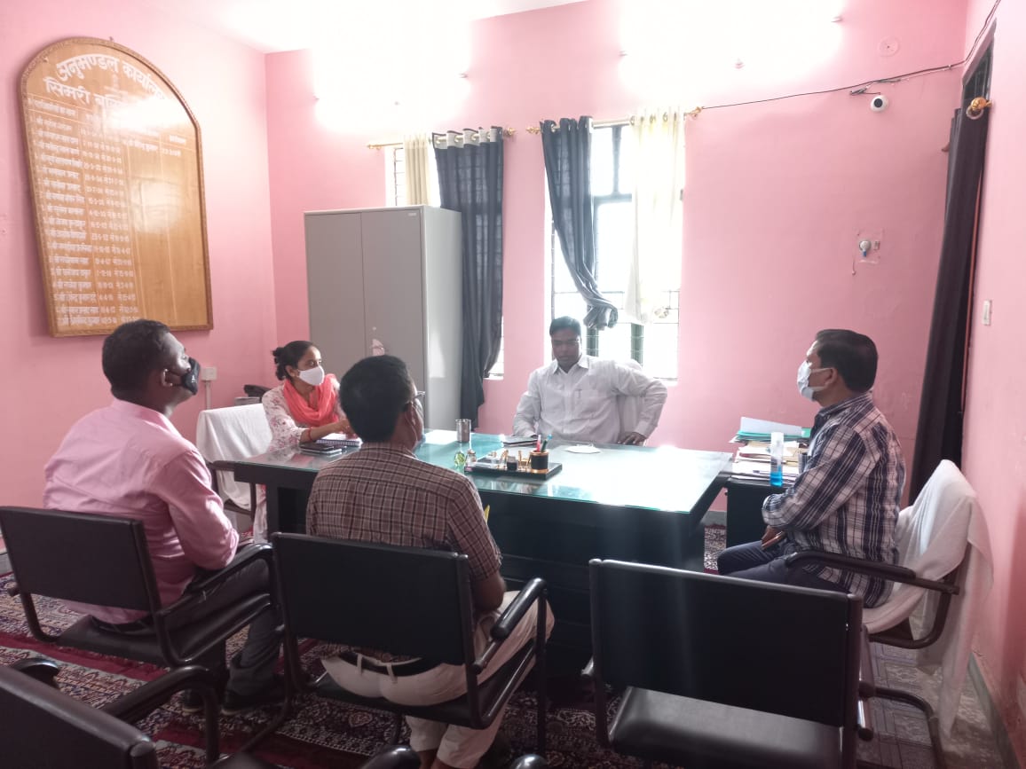 लोक शिकायत निवारण पदाधिकारी, सिमरी बख्तियारपुर के साथ बैठक