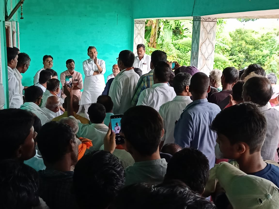 बिहार विधानसभा उपचुनाव : कुशेश्वरस्थान विधानसभा क्षेत्र के श्री अमन भूषण हजारी जी के पक्ष में जनसंपर्क।