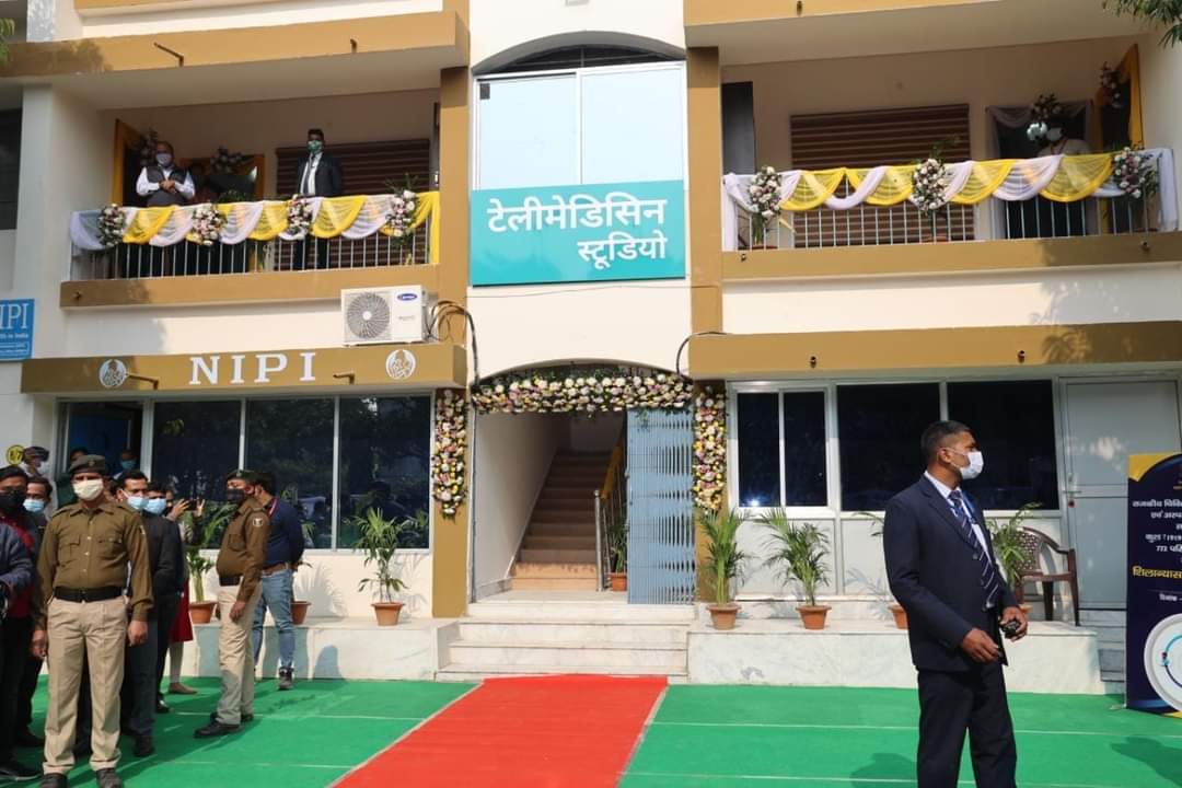 माननीय मुख्यमंत्री जी के द्वारा टेलीमेडिसिन स्टूडियो का उद्घाटन