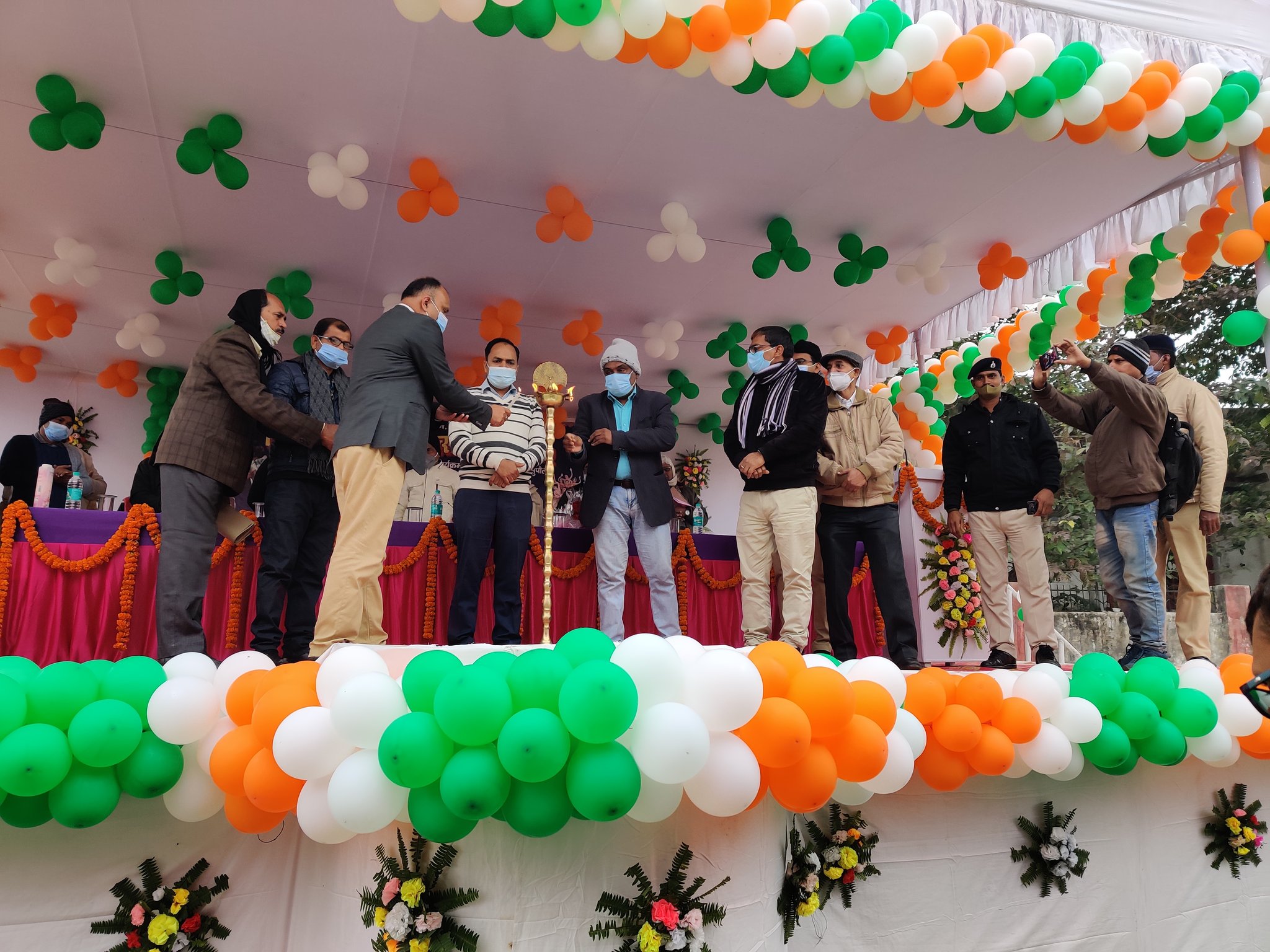 जिला स्तरीय युवा उत्सव 2021-22 का उद्घाटन