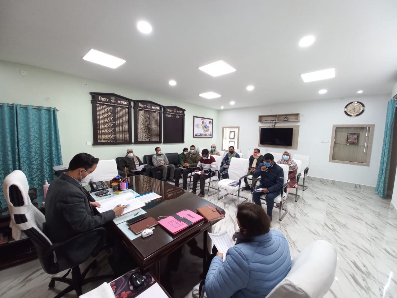 आयुष्मान भारत प्रधानमंत्री जन आरोग्य योजना से संबंधित समीक्षात्मक बैठक
