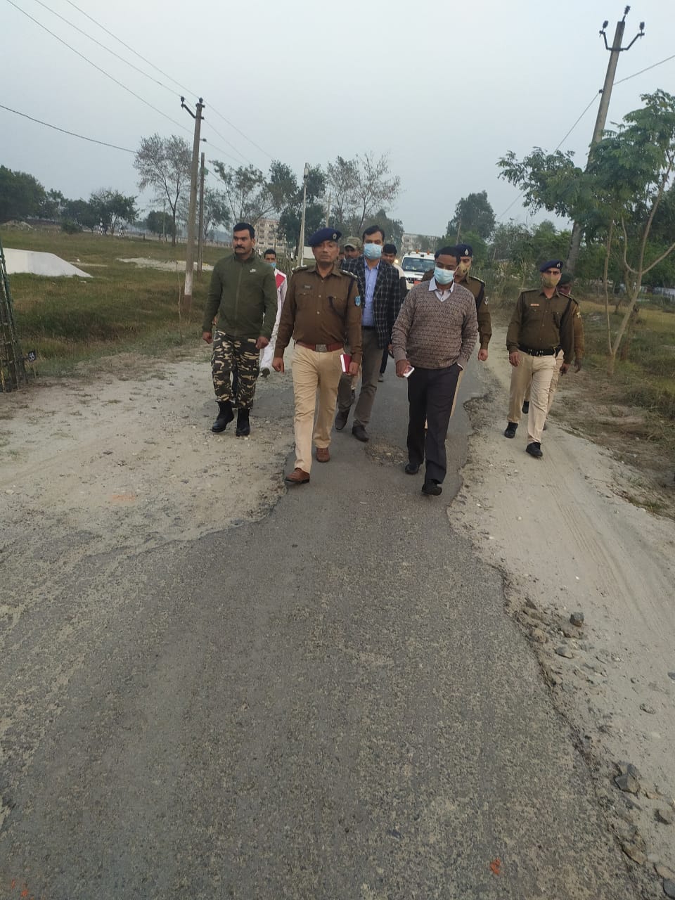 सुपौल ने वीरपुर स्थित एस.एस.बी कैंप का निरीक्षण