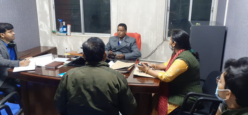 सरायगढ़ भपटियाही ब्लॉक का निरीक्षण