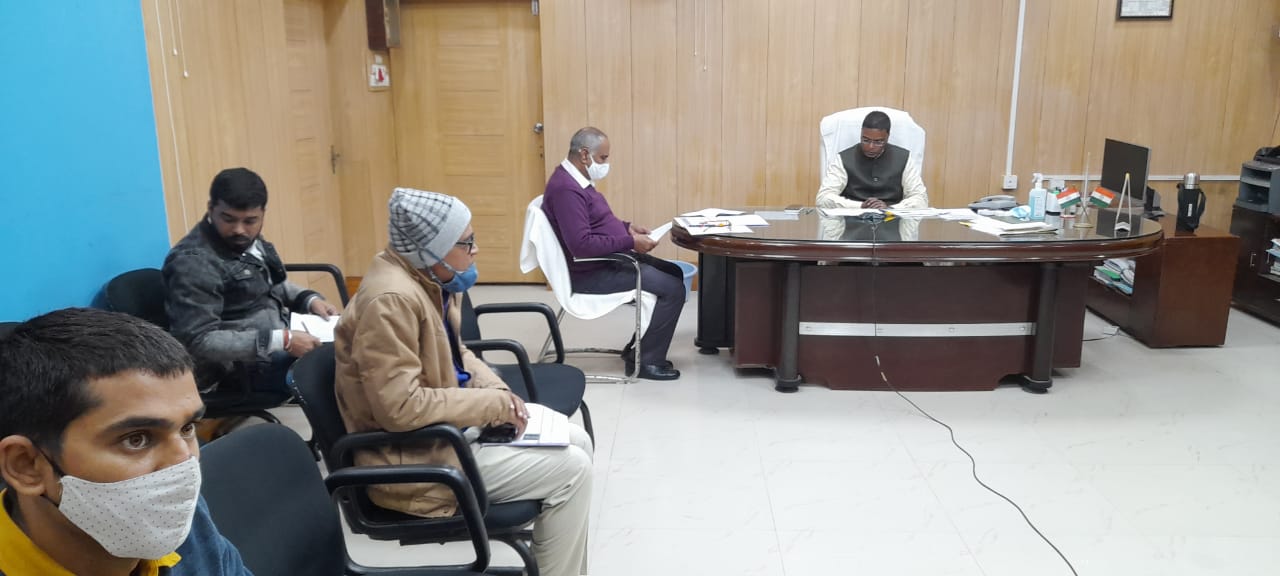 ग्रामीण विकास से संबंधित कार्यों की समीक्षा