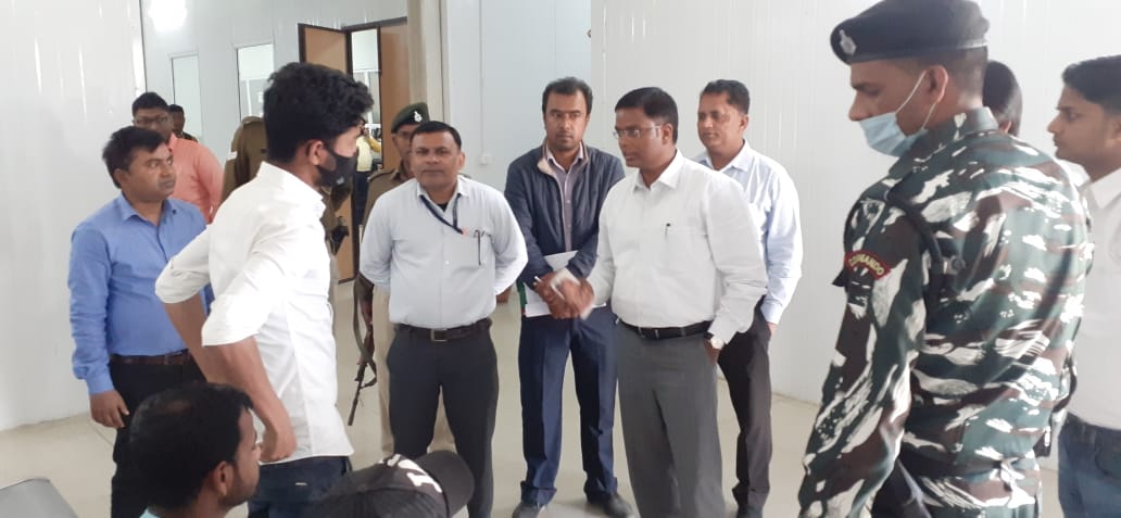 DRCC सुपौल का निरीक्षण