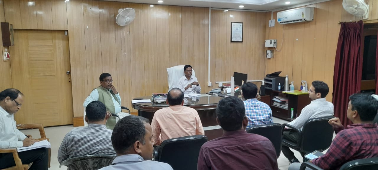 जिला स्थापना दिवस की बैठक का आयोजन किया