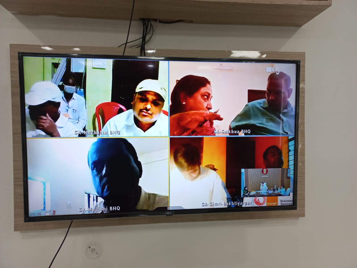 पुर्वी कोशी तटबंध पर बसे भूमिहीन व्यक्तियों को भूमि एवं आवास योजना से आच्छादित करने के संबंध