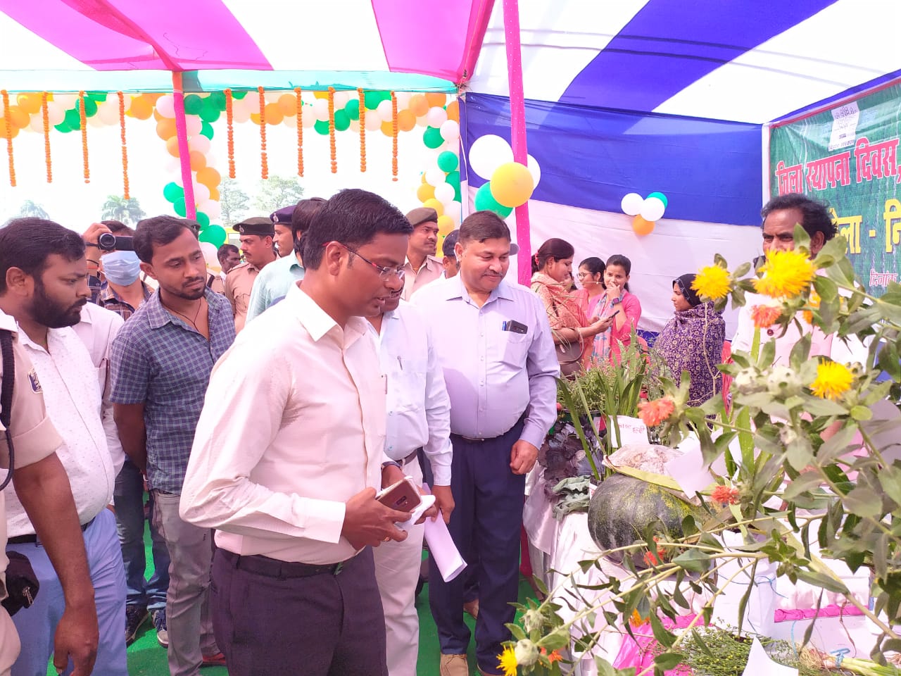 सुपौल के 32 स्थापना दिवस के अवसर पर ,सुपौल गांधी मैदान पर आयोजित होने वाले समारोह का उदघाट्न