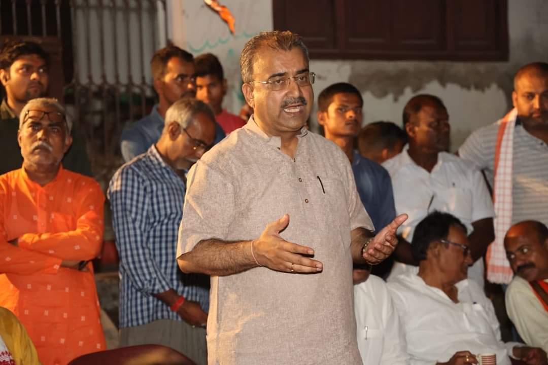 विधानसभा से NDA प्रत्याशी बेबी कुमारी जी के पक्ष में सुस्ता पंचायत में आयोजित सभा