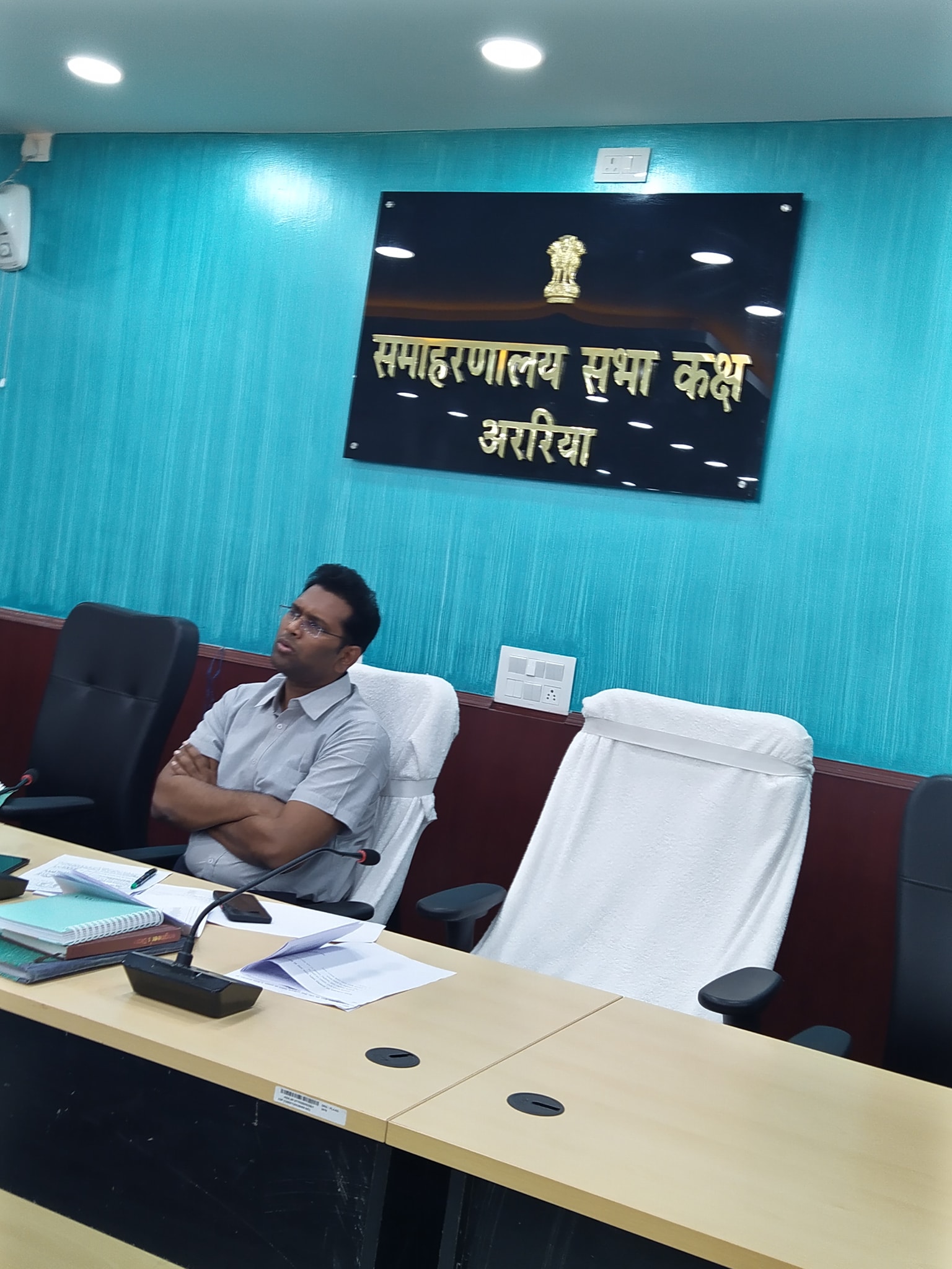 फसल अवशेष प्रबंधन हेतु जिला स्तर पर अंतर्विभागीय कार्य समूह की बैठक