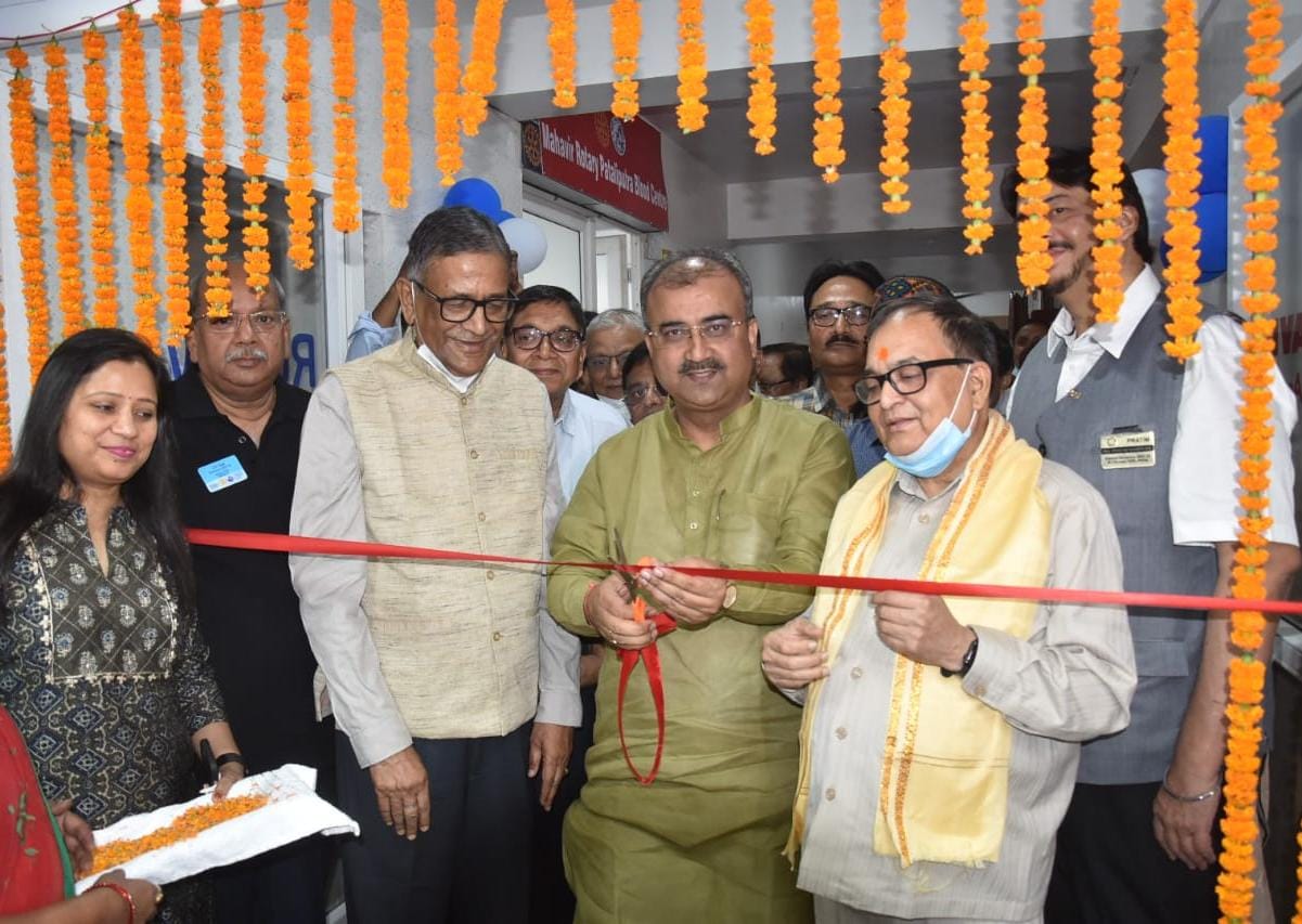 पटना के महाबीर वात्सल्य अस्पताल में महाबीर रोटरी पाटलिपुत्र आई अस्पताल का उद्घाटन
