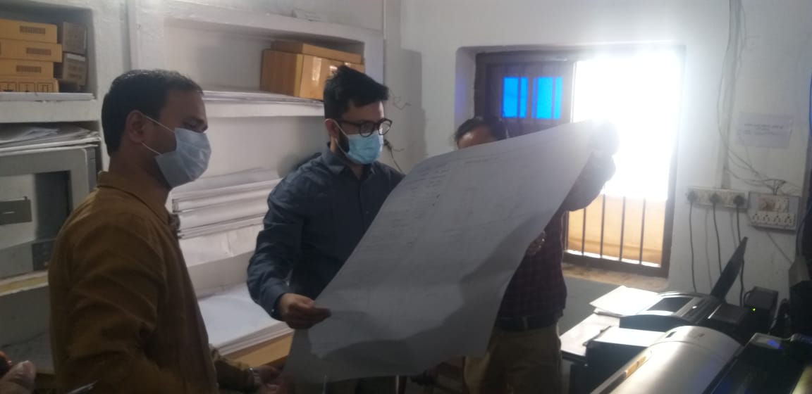 पूर्णिया पूर्व अंचल कार्यालय का निरीक्षण