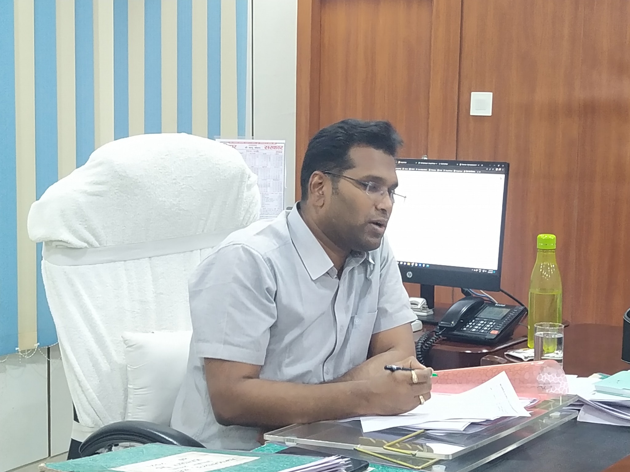 जिला पदाधिकारी श्री प्रशांत कुमार सीएच की अध्यक्षता में जिला गंगा समिति की बैठक का आयोजन
