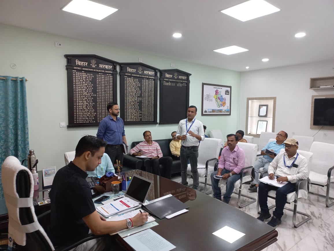 आगामी सघन दस्त नियंत्रण पखवाड़ा के लिए जिला स्तरीय स्टीयरिंग कमिटी की बैठक