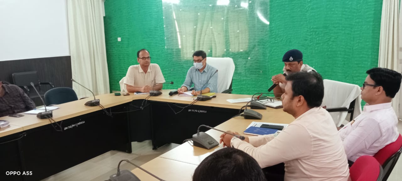 किशनगंज की अध्यक्षता में ईदुल-जोहा(बकरीद)की विधि-व्यवस्था संधारण हेतु ब्रिफिंग