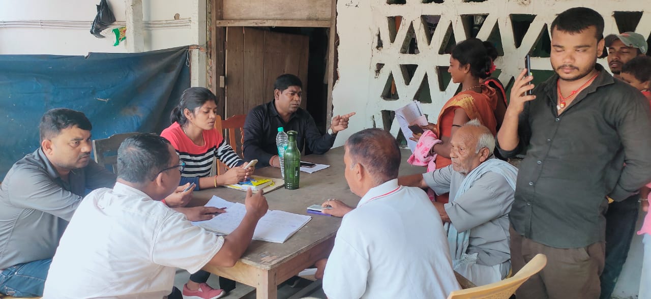 मुफस्सिल थाना में लगाया गया जनता दरबार ,भूमि संबंधित विवादों का किया गया निष्पादन