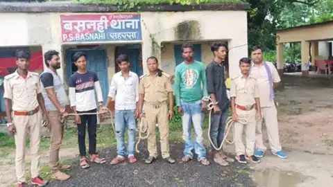 सहरसा जिले में दर्जनों नशेड़ी और तस्कर हुए गिरफ्तार