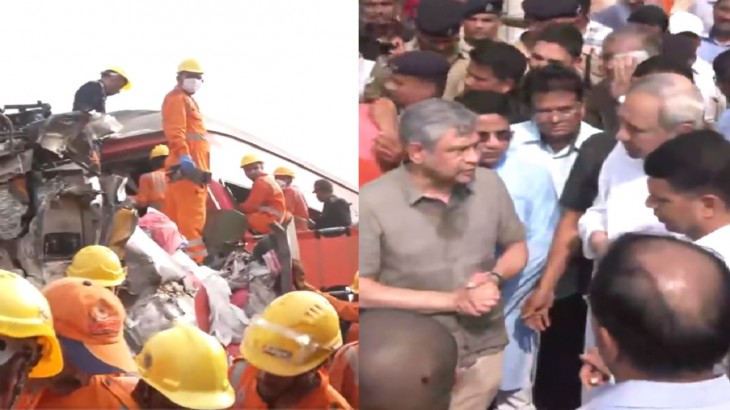 Odisha CM नवीन पटनायक और रेलमंत्री अश्विनी वैष्णव पहुंचे हादसे की जगह
