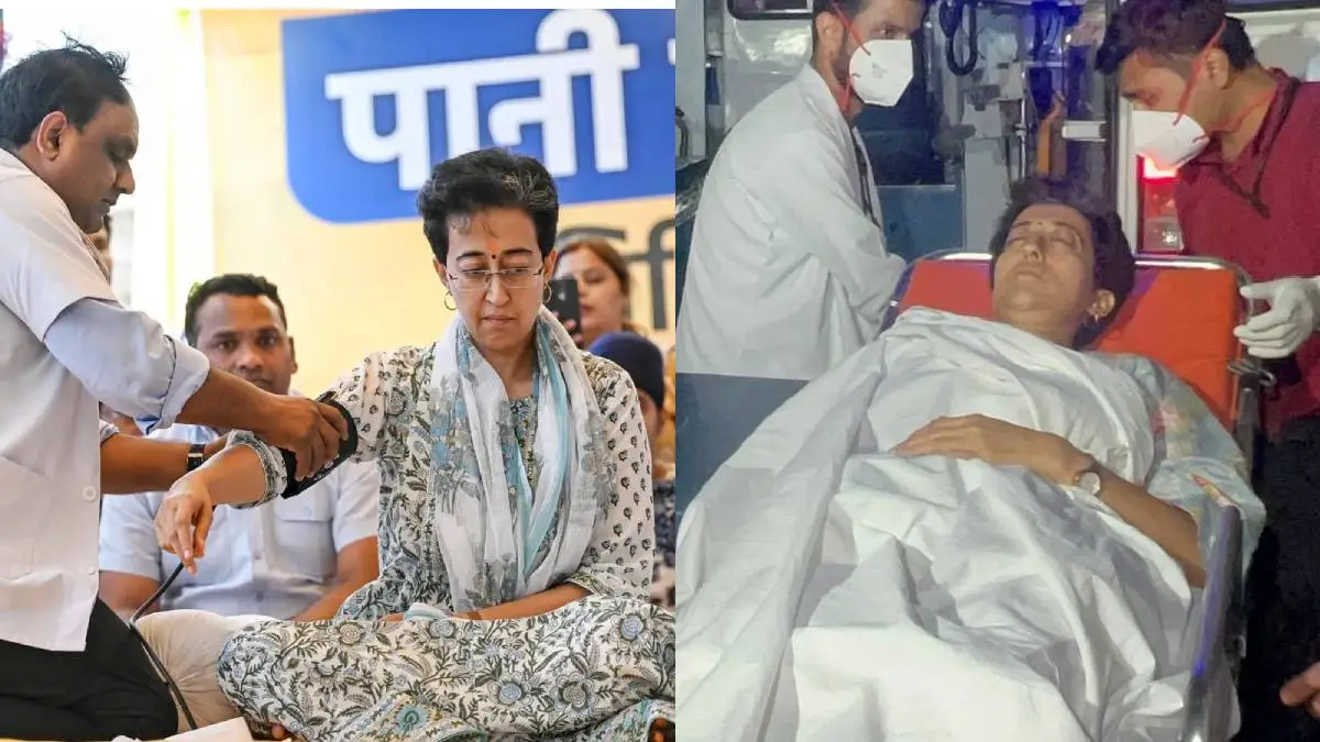 AAP मंत्री आतिशी मार्लेना की हालत नाजुक, ICU में भर्ती, देखें Video