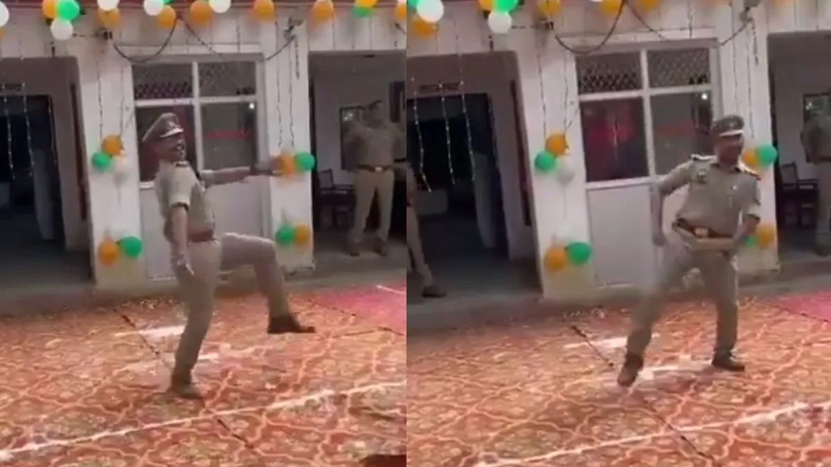 दरोगा जी के डांस के आगे फेल हो गए अच्छे-अच्छे डांसर! थाने का वीडियो हो रहा वायरल