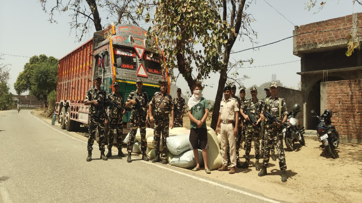 गया में जम्मू कश्मीर का डोडा तस्कर गिरफ्तार, मादक पदार्थ बरामद, ट्रक जब्त - GAYA SMUGGLERS ARRESTED