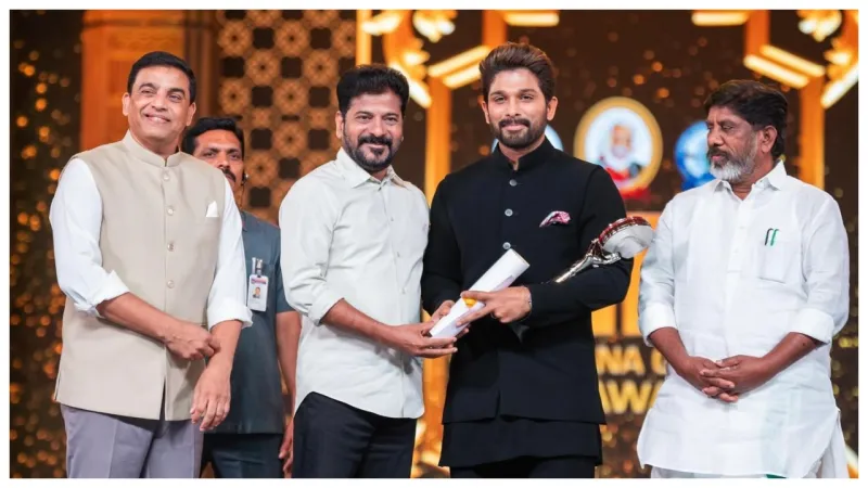 Pushpa 2’ के लिए Allu Arjun को मिला Gaddar अवॉर्ड, CM रेवंत रेड्डी ने किया सम्मानित, अभिनेता ने लिखा भावुक पोस्ट