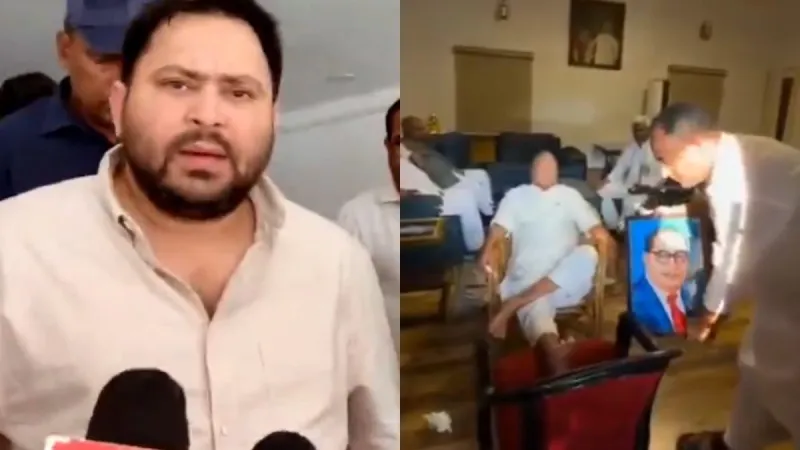 "इन्हें शर्म नहीं आती..." बाबा साहेब के अपमान वाले आरोप पर तेजस्वी यादव का जवाब, कहा- BJP झूठ फैला रही है
